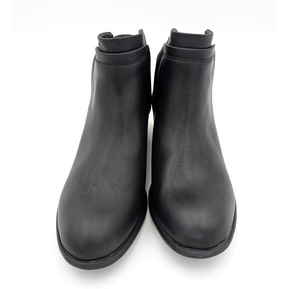 B.O.C Grover Slip-On Bootie Elastic Gore Round Toe Women's Black Size US7M EU38 - Picture 2 of 12